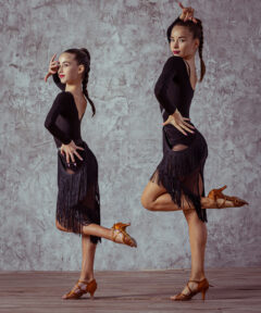 Юбка с двухъярусной бахромой