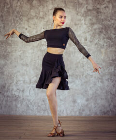 Юбка с воланом